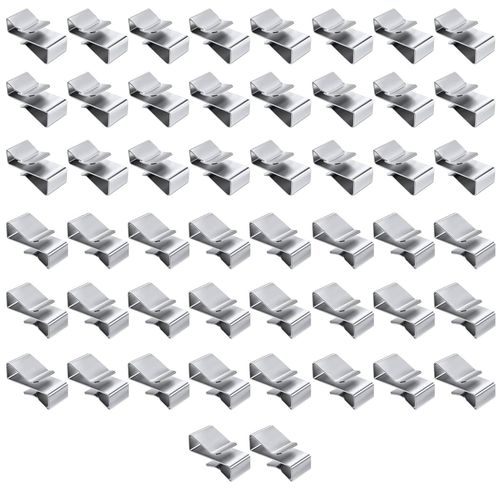 Trailer Frame Wire Clips, Metal Trailer Wiring Clips for Wire Management, Stainless Steel Cable Wire Clips for All Types Cargo Camper Boat Snowmobile Trailer