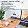 USB Wireless Bluetooth 5.4 Transmitter Receiver 4in1 Audio Adapter 3.5mm Aux Car