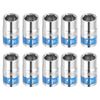 sourcing map 10pcs 1/2 Inch Drive 6-Point Socket 14mm CR-V Metric Shallow Socket for Repairs