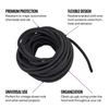 Braided Cloth Split Wire Loom Wrap, 1/8 Inch, 30 Foot Wire Sleeve