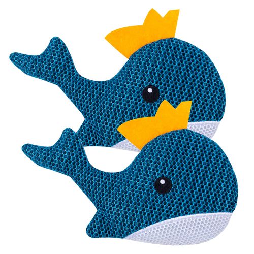 LCHUANG Hot Tub Scum Absorber Whale - 2 Pack Oil Absorbing Hot Tub Floating Sponge Cleaner Absorber, Keeps Water Clear, Reusable Pool Scum Absorber Hot Tub Spa Accessories