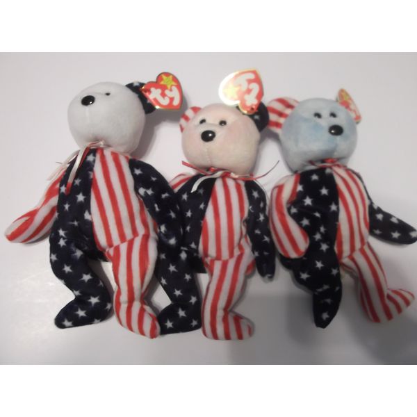 Spangle with Blue Face - Ty Beanie Baby