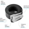 Cressi Quick-Release Elastic Belt w/Metal Buckle, Black