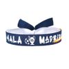 BDM - Pulsera Real Madrid Merengue de Tela Ajustable - Modelo 3