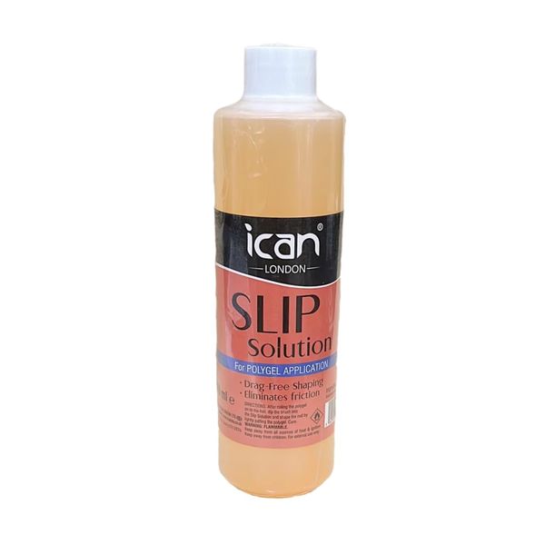 ican London Anti Stick Slip Solution Removing Sticky Layer of Gel & Cleaning Brush 250ml