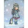 Bothy Threads Counted Cross Stitch kit - Blizzard by Gorjuss
