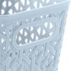 Whitmor Small Light Blue Resin Tote, 3 Pack/Set,Total 4 Sets, 12 Pcs