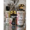 3pcs Set: RAFFINE WHITE  Body Lotion, Serum + Face Cream Set.