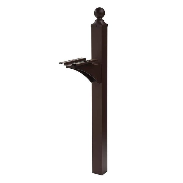 Architectural Mailboxes Mailbox Post Fade Resistant Durable Aluminum Bronze