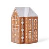 Kahler Gingerbread Large Lighthouse, Brown, 6.7" H