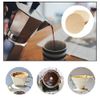 OHAOLYLE Coffee Filter Paper Unbleached Replacement Round Paper Filter for Espresso Makers (400Pcs,Brown)