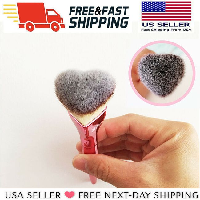 It Cosmetics For ULTA Love Beauty Fully Love is the Foundation Heart Pink Brush