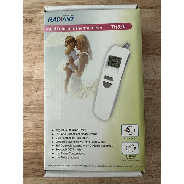 Innovation Radiant Multi-Function Thermometer Forehead & Ear TH520 Brand New