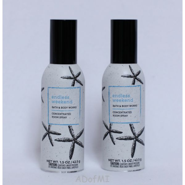 Bath & Body Works Endless Weekend Room Spray  Set of 2