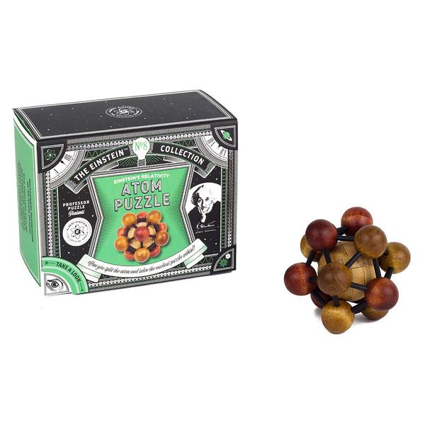 Professor Puzzle |The Einstein Collection: Atom Puzzle | Puzzle | Ages 8+ | 1+ Players