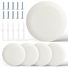 CP3540 Ceiling Cover Plate, Round Electrical Box Cover - 5 Pcs