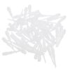 PATIKIL Plastic Dart Tips 2BA Thread, 60 Pack Soft Dart Tip Replacement Dart Accessories, White
