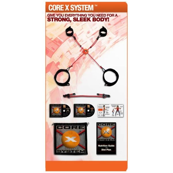 Core X System Basic Package Portable Fitness Workout DVD Total Body Workout Core