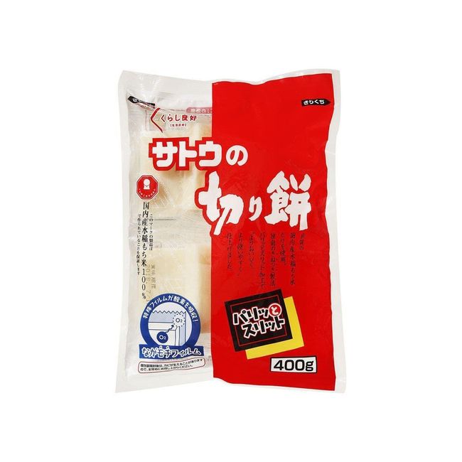 Sato Cut Mochi Japanese Rice Cake 400g