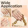 Modelones 8-in-1 Nail Builder Gel, 6 Colors White Brown Builder Gel for Nails, Hard Gel Builder Nail Extension Gel Builder Gel in a Bottle