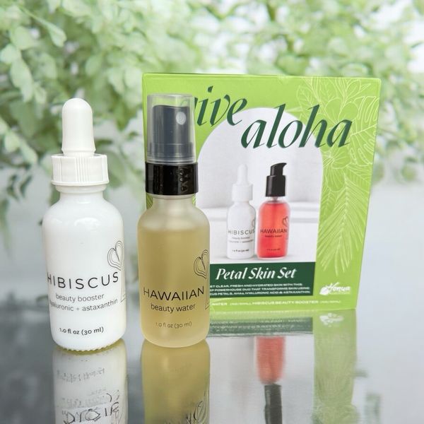 Honua Hawaiian Skin Care Give Aloha Petal Skin Set - Discontinued