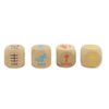 Ginger Fox Relax Make Time Exercise Workout Decision Dice - 4 Dice Includes Yoga, Drill, Cardio & Body Workout Exercises