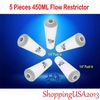5 Pc 450 ML 1/4 Flow Restrictor Push In Quick Connect Under Sink RO Water Filter
