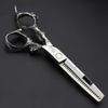 Japan 440C Styling Studio Scissors Hairdressing Professional Styling Tool Set Scissors (6 Inches, 2 Pieces)