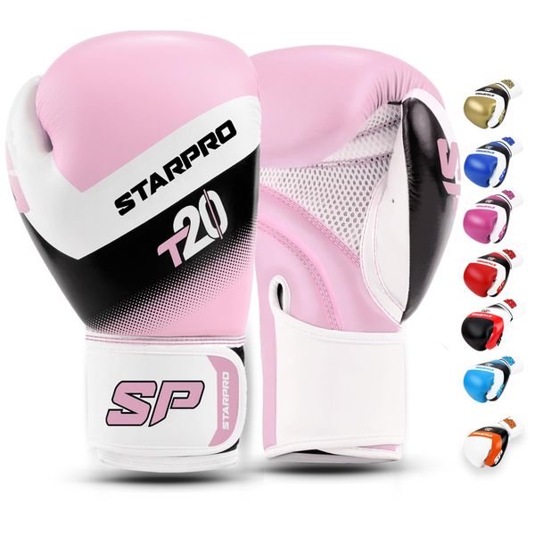 Starpro T20 Boxhandschuhe für Harte Schläge & schnelles K.O. - Boxhandschuhe Männer, Boxhandschuhe Damen, Box Handschuh Herren Set, Boxen Sport, Box Training, Box Handschuhe, Boxing Gloves