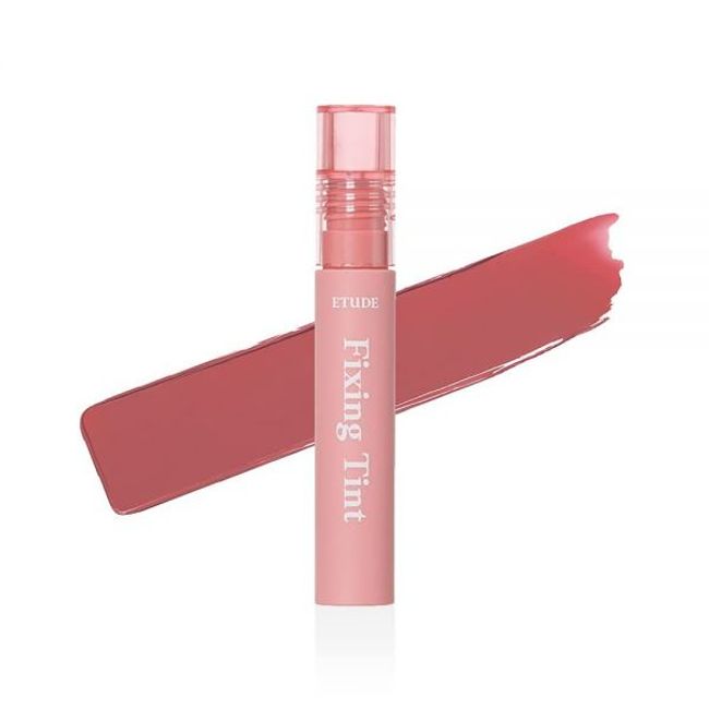 Moist Mall Etude Fixing Tint 05 Midnight Mauve Long Lasting High Color Liquid Lipstick Waterproof Light Weight Matte Finish Lip Stain Full Coverage