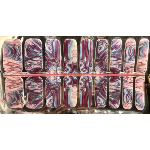 Color Nail Polish Strips 18ct. AMP436 .    READ DESCRIPTION BELOW
