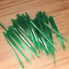BambooMN Brand - Triangular Prism Plastic Pick 4.5" (11.4cm) - 300 pcs - Dark Green
