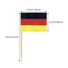 100 Pcs Germany Toothpick Flag German Small Mini Cupcake Topper Flags