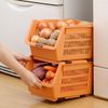 6 Pack Orange Japanese Stackable Storage Kitchen Pantry Organizers Basket 4670x6