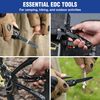 WORKPRO Multitool 12 in 1 Camping Tool w/Mini Hammer-EDC Gear Multi Tools Hammer