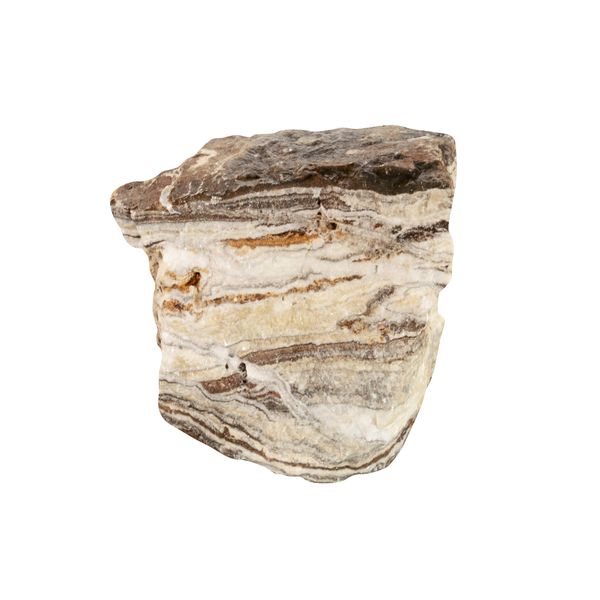 Kidz Rocks Travertine 3" 8-12 Oz Raw Rock Mineral Specimen Geology Sample Lapidary Rough Collectible Stone