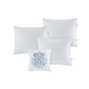 Madison Park Cotton Daybed Cover Set-Double Sided Quilting Classic Cottage Design All Season Bedding with Bedskirt, Matching Shams, Decorative Pillow, 75"x39", Quebec White 6 Piece