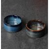 Small Ceramic Ashtray-2Pack, Ash Holder for Smokers 3-Inch (Gradient Grey)