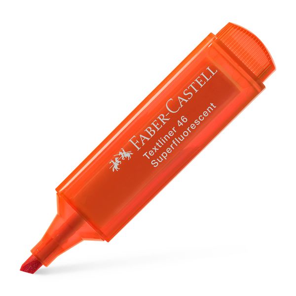 Faber-Castell 1546 Super Fluorescent Textliner - Orange