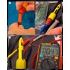 4 PCS Wire Piercing Probe Set, Insulation Wire Piercing Clips, Wire Piercing Tool for Multimeter Voltage Voltmeter Thermometer Testing (3.78 x 0.77 Inch)
