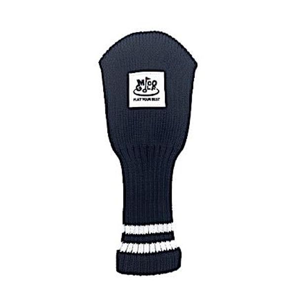Mico Golf Soft Knit Headcover Mallet 10 Color Variations (Black)