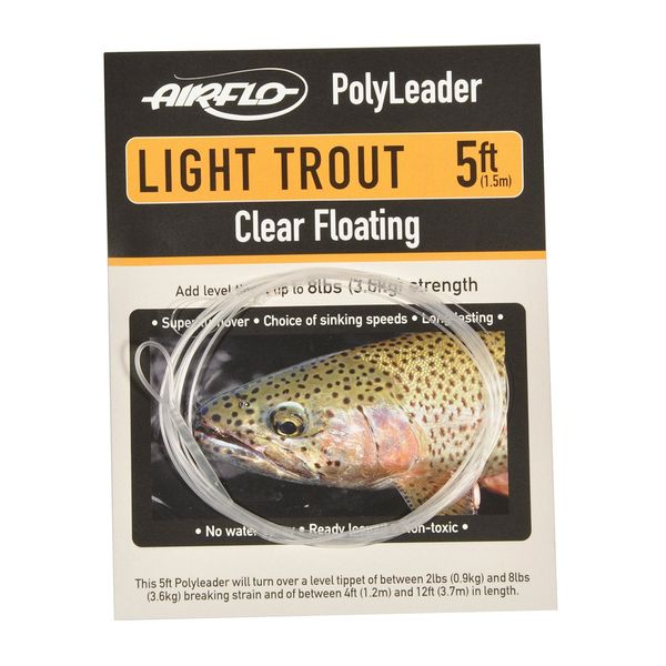 Airflo POLYLEADER | 5' LIGHT TROUT (Slow Sink)