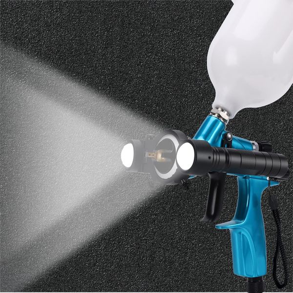 Paint Spray Gun Light (Built-in Battery) Automotive Spray Paint Gun Light Car Paint Gun Ultra Lighting System with White/Warm Two-Color Led Light Adjustable…