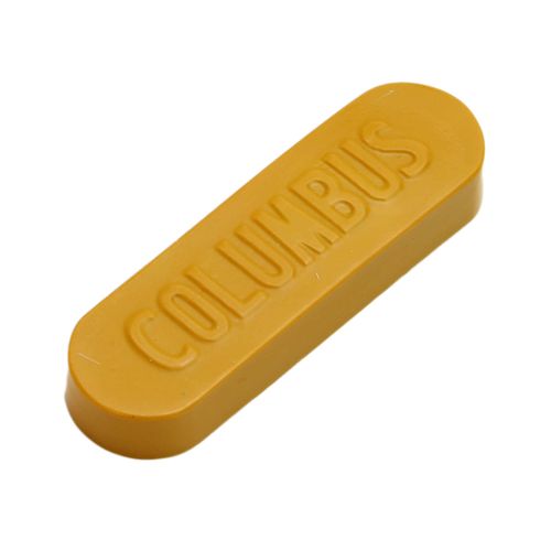 Columbus Edge Top Wax for Leather Craft Cobacco Cut Finish, yellow