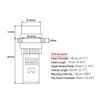 sourcing map 2Pcs Red Indicator Light with Buzzer AC/DC 24V, 16mm Panel Mount Flashing Alarm, for Electrical Control Panel, HVAC, DIY Projects