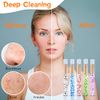 20 Pieces Crystal Lash Shampoo Brushes Glitter Eyelash Extension Cleanser Brush with Container Facial Nose Pore Deep Cleaning Brush Cosmetic Lash Cleanser Brush, 5 Colors