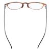 Eyekepper Round Full Coverage Ultrathin Flex Frame Reading Glasses Amber +3.0