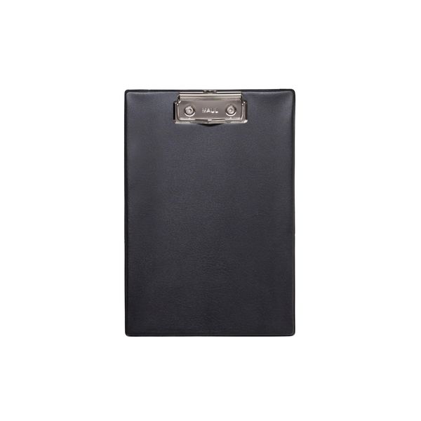 Maul A5 Black Clipboard with Foil Covered 8mm Clamp Width