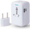 Calches Overseas Conversion Plug Worldwide [METI Approved] Outlet, C Type SE, Multi-Conversion Plug, 2 USB Ports (White)