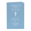 UK Greetings Confirmation Card For Boy With Envelope - Blue Design